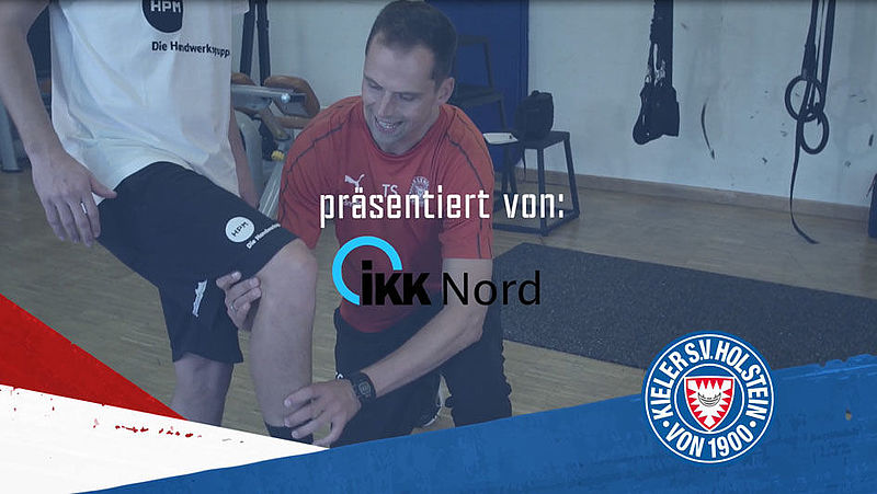 Bild aus dem IKK Knie-Gymnastik-Video mit Timm Sörensen